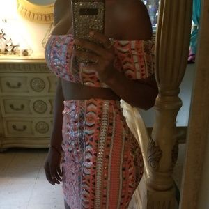 2 pieces sequins set